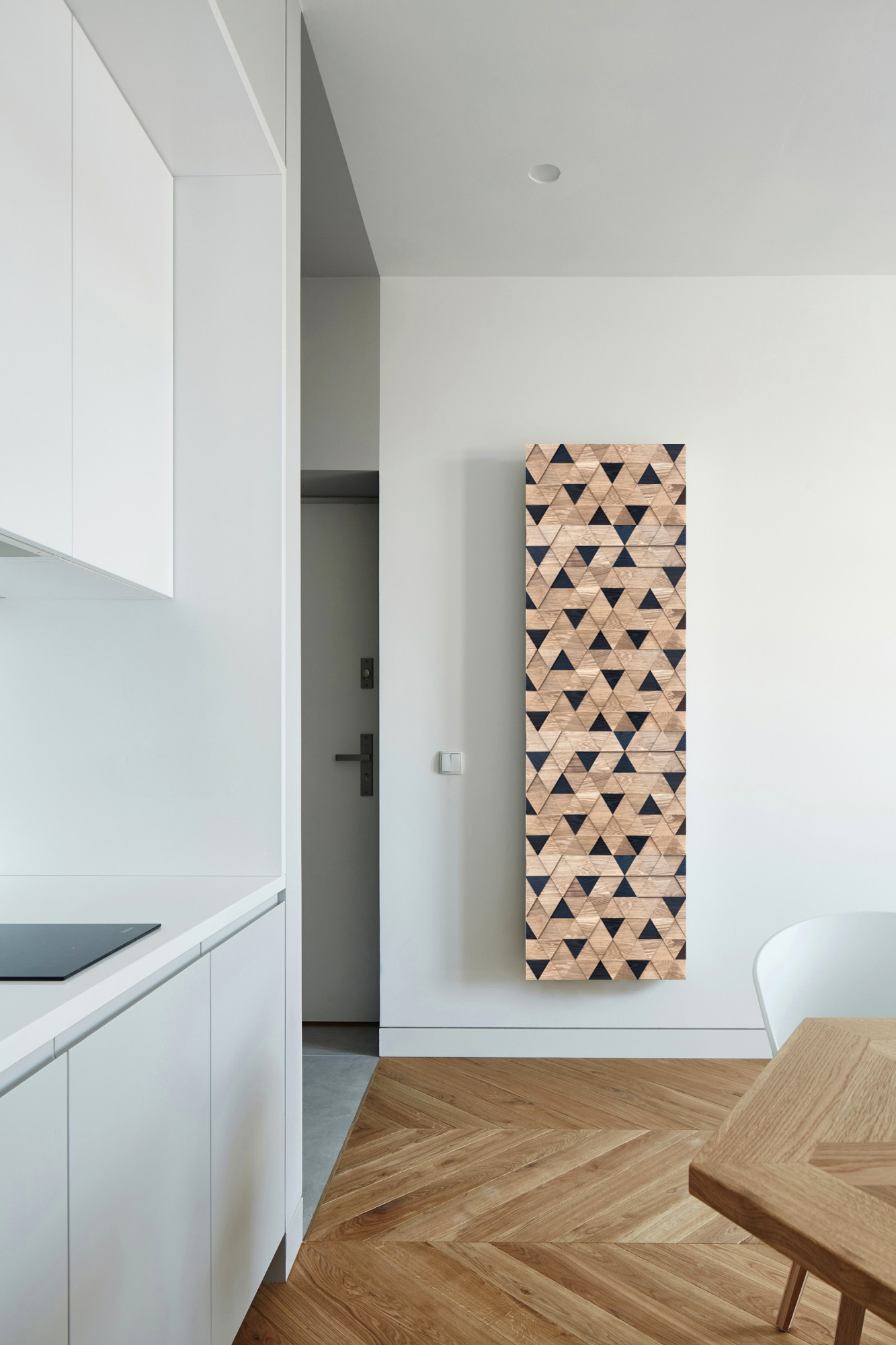 Стеновая панель Tarsi/Тарси Трой 387х337 мм Дуб/Термоясень брашированный